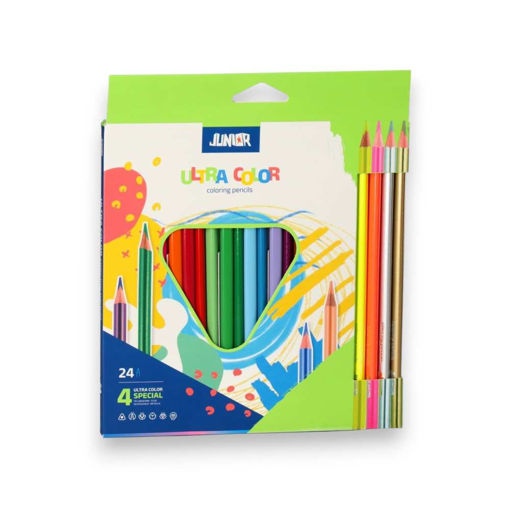 Picture of JUNIOR PENCIL COLOURS TRIANGULAR  X24